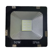  50W SMD LED reflektor fényvető hideg fehér SLIM Szabadtéri spotlámpa IP66 kültéri világítás