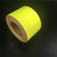  50x25 mm TT papír címke (1.000db/tek) - fluo CITROM etikett