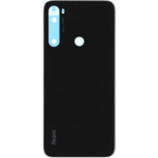 550500001J6R Gyári akkufedél hátlap - burkolati elem Xiaomi Redmi Note 8, fekete mobiltelefon, tablet alkatrész