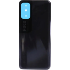  550500013E9X Gyári akkufedél hátlap - burkolati elem Xiaomi Poco M3 Pro, fekete mobiltelefon, tablet alkatrész