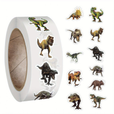  550 db-os Dinoszauruszos matricatekercs matrica