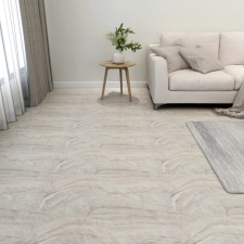  55 db bézs öntapadó PVC padlólap 5,11 m² lakástextília