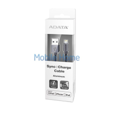 ADATA Apple iPhone titán lightning adatkábel 1M, MFI engedélyes, alumínium mobiltelefon kellék