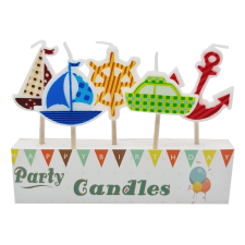  5 darabos gyertya szett – Tengerész, kalóz gyertya