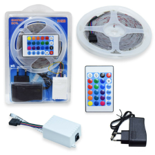 5 méteres RGB LED szalag, hálózati csatlakozás világítási kellék