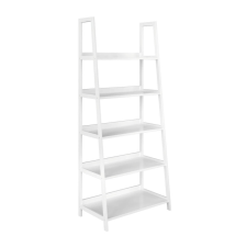  5 polcos állvány, fehér, REON TYP 3 bútor