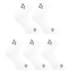  5PACK fehér boka Styx zokni (5HK1061) M