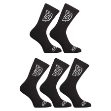 5PACK fekete hosszú Styx zokni (5HV960) M férfi zokni