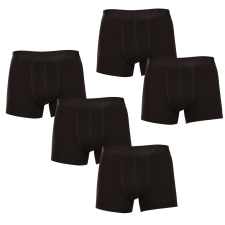 5PACK fekete Pietro Filipi férfi boxeralsó (5BCL001) XL férfi alsó