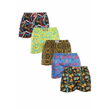 5PACK férfi bő szárú boxeralsók Styx art klasszikus gumipánt többszínű (5A1167288) L férfi alsó