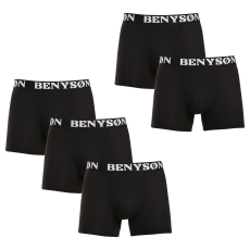  5PACK Férfi boxeralsó Benysøn fekete (4004) M