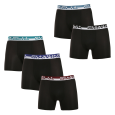  5PACK Férfi boxeralsó Gianvaglia fekete (5012-5) L