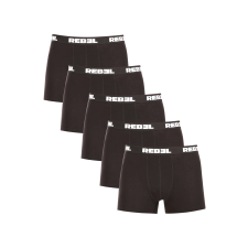 5PACK Férfi boxeralsó Nedeto Rebel black (5NBR001) 5XL férfi alsó