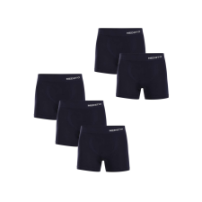 5PACK Férfi boxeralsó Nedeto varrat nélküli bambusz kék (5NDTB002S) M férfi alsó
