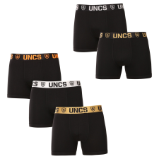 5PACK férfi boxeralsók UNCS fekete (24Z167PSPP) L férfi alsó