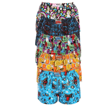 5PACK női klasszikus boxeralsó Styx art klasszikus gumi multicolour (5K1181534) M női alsó