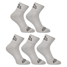 5PACK szürke Styx boka zokni (5HK1062) L férfi zokni