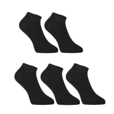 5PACK zokni Styx alacsony bambusz fekete (5HBN960) XL férfi zokni