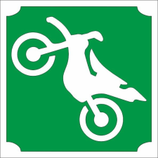 5x5 cm-es Csillám tetoválás - Krossz motor sablon 307 csillámtetoválás