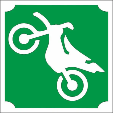  5x5 cm-es Csillámtetoválás - Krossz motor sablon 307 csillámtetoválás