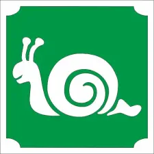  5x5 cm-es Csillámtetoválás sablon - Csiga 57 csillámtetoválás