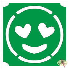  5x5 cm-es Csillámtetoválás sablon - Emoji, smiley 234 csillámtetoválás