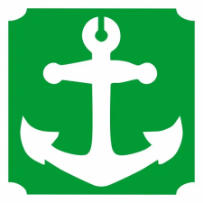  5x5 cm-es Csillámtetoválás sablon - Horgony 230 csillámtetoválás