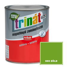 600 ZÖLD - TRINÁT MAGASFÉNYŰ ZOMÁNCFESTÉK - 0,5 L zománcfesték