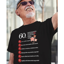  60. születésnapra póló férfiaknak - Szülinapi ajándék női póló