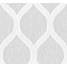  61155/300-101 fehér mintás organza ÓZS lakástextília