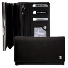  642120 012 Choice női bőr pénztárca fekete