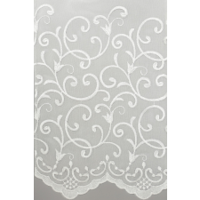  6975/290-112 törtfehér tulipánmintás függöny lakástextília