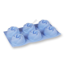  6 adagos csavart minikuglóf szilikon sütőforma sütés és főzés