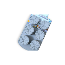  6 adagos narancs alakú szilikon jégkocka forma sütés és főzés