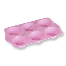 6 adagos szilikonos muffin sütőforma edény