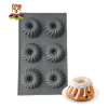  6 adagos szilkon sütőforma-Bundt forma