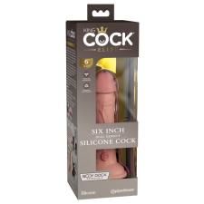  6&quot; Dual Density Silicone Cock Light műpénisz, dildó