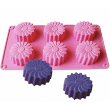  6 RÉSZES SZILIKON FORMA  - GERBERA sütés és főzés