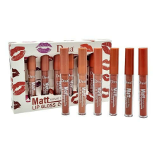 6 rúzsból álló készlet, smink, Matt Velvet Stay, Mate rúzs, szájfény
