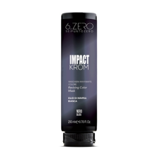 6.Zero Impact Krom Színfrissítő Maszk 200ml Fekete hajfesték, színező