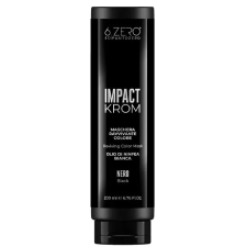 6.ZERO Impact Krom Színfrissítő Maszk 200ml Fekete hajbalzsam