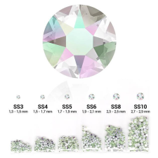 6in1 strasszkő szett - Crystal Aurora Boreale körömdíszítő