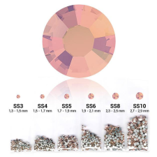 6in1 strasszkő szett - Light Peach körömdíszítő