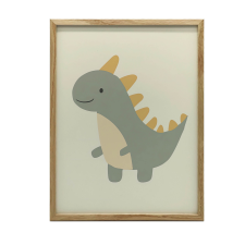 70x100 cm-es ARANYKERETES DINOSAURUSZ FALRA VALÓ PLAKÁT grafika, keretezett kép