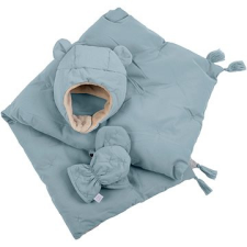 7AM Enfant készlet AIRY BLUE (6-12 hó.) - sapka, kesztyű, takaró lakástextília