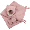 7AM Enfant komplett szett AIRY PINK ( 0-6m ) - sapka, kesztyű, takaró