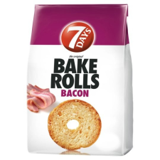  7DAYS Bake Rolls bacon ízű kétszersült 80 g pékárú