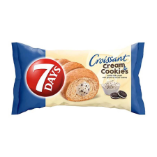 7DAYS Cream & Cookies croissant vanília & keksz 60 g csokoládé és édesség