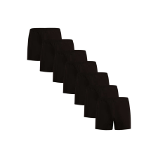  7PACK fekete Nedeto férfi klasszikus boxeralsó (7NDTT001) XXL férfi alsó