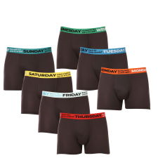 7PACK Férfi boxeralsó Gianvaglia fekete (GVG-5068) L férfi alsó